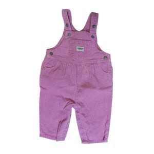 OshKosh B'gosh Lavender Purple Corduroy Overalls 6-9 Mos